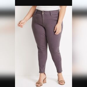 Purple Women's High-Rise Skinny Jeans